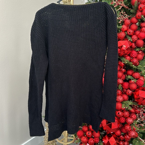 Zipper Collar Sweater - Picture 3 of 4